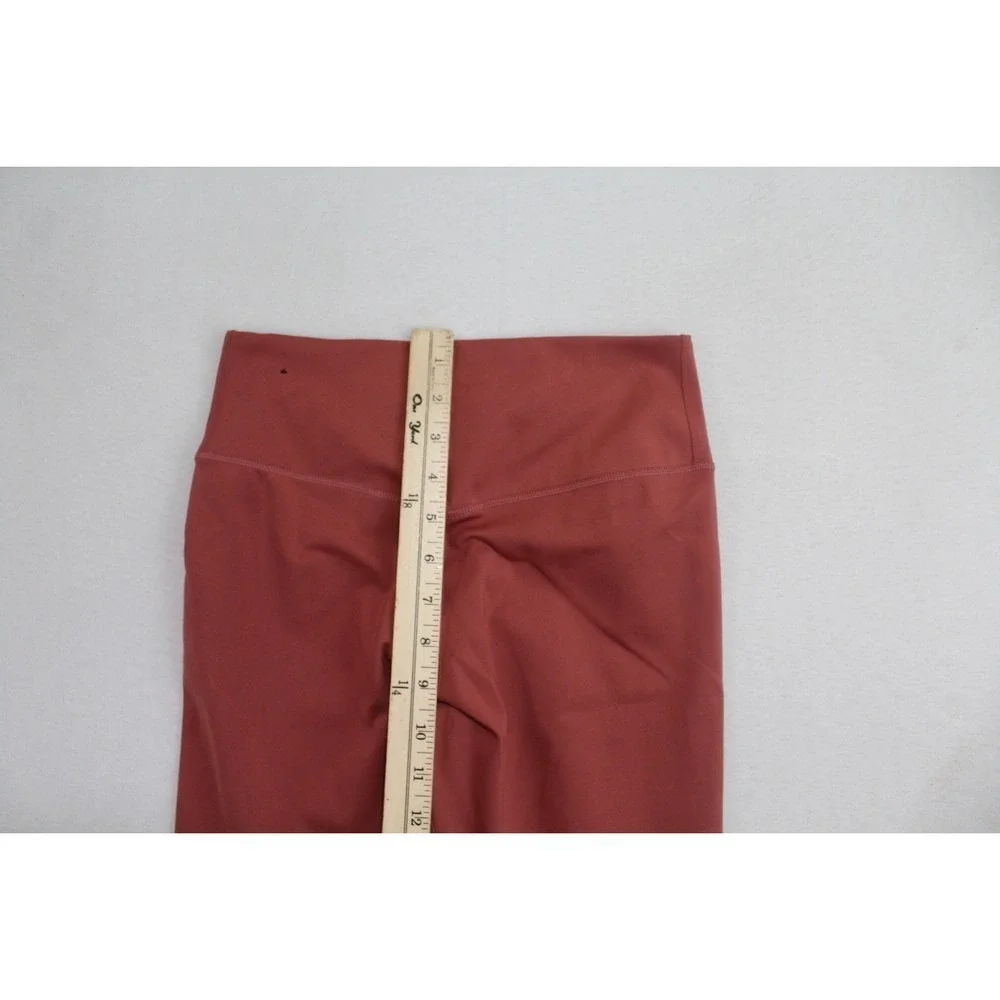 Nike Women Red Leggings Running Dri Fit Active Size Small